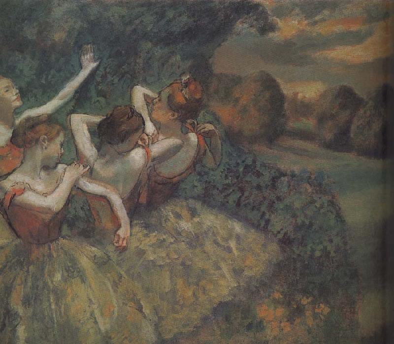 Edgar Degas Four dance